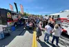 Food trucks and hungry visitors to last week’s Friday Fling line South Valley Way in downtown Palmer. Fine weather and closed schools brought a large crowd to the weekly event, which continue