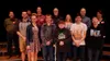 Contest speakers included, from left, Andrew Palmer, Skyanne Massie, Joshua Wilson, Aubrey Dubois, Jeremiah Zeedar-Boeck and Ginger Shepardson. The back row included judges, from left, Greg B