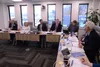 The board of trustees for the Alaska Permanent Fund Corp. meets Monday, Oct. 30, 2023, in Juneau. James Brooks/Alaska Beacon)