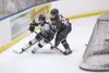 Alaska Avalanche forward Jordan Watt moves past Fairbanks Ice
Dog Anton Racklin during Friday’s game at the MTA Events Center in
Palmer. ROBERT DeBERRY/Frontiersman Robert DeBerry