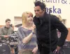Members of Hollywood-based band Elvis Monroe work with local
students on their musical talents during a sound check Saturday
evening. The band played to a crowd of 800 at the AT&amp;T Sports
