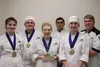 Mat-Su Career and Technical High School students Claire East, Patrick Forman, Sara Ladner, Avery Ballais and Jennika Conway stand with their teacher, Chef Mike Graham, a couple weeks after wi