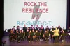 The Teeland jazz band performed during No More Mat-Su's Rock the Resilience event Wednesday. Joshua Evans
