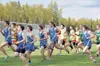 Running toward the finish