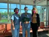 Rebecca Rathbun, RN, from the Obstetrics Unit receives the Daisy Award on May 28 at Mat-Su Regional Medical Center. Rathbun was nominated for the award because of the supportive guidance she 
