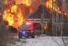 A home on Coal Road in Meadow Lakes was a total loss on Monday, Feb. 8, 2016. Brian O'Connor/Frontiersman.com