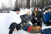 Big Lake musher Martin Buser gets interviewed for Iditarod Insider before the start of the 2013 Iditarod Trail Sled Dog Race. ROBERT DeBERRY/Frontiersman.com