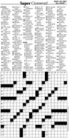 Crossword puzzle