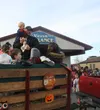 Brian Christopherson brought his two children, Daphne and Carver to the annual Autumn Fest. He said it was their first time and his kids really enjoyed the wagon ride.