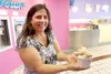 Beary Cool Yogurt shop owner Audrey Morlock opened her yogurt
store in October of 2011. It is self-service set up and features a
ton of different topping options. ROBERT DeBERRY/Frontiersman