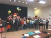 More than 45 sixth, seventh and eighth graders participated in the annual Palmer Junior Middle School Geography Bee earlier this month. Courtesy photo