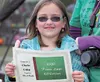 Jasmine Biederman, 7, received a $500 gift certificate to Princess Lodges for being the individual who raised the most money. She collected $1,569. Photo by Juanita Munday
