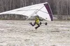 Rookie hang glider Traeger Anderson lifts off Nov. 2 on his initial training flight. Anderson had not planned on flying, but took to the air with relative ease. BRIAN O’CONNOR/Frontiersman