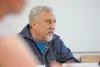Animal Care and Regulation Board chair John Wood gives his reasoning for his decision in the case involving Jake Berkowitz's sled dog, Wizard, Monday afternoon. ROBERT DeBERRY/Frontiersman.co