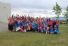 Participants and staff from last summer’s REACH 907 camp pose for a group photo. The Mat-Su nonprofit organization is in its 11th year of working with area youth. Photo courtesy of REACH 907