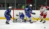 Keagon O'Bryan (17) made 41 saves for Palmer. Bruce Eggleston/matsusports.net
