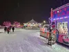 Visitors make their way through the new Yuletide Festival event. Jacob Mann