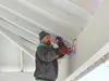 Houston Mayor Jason Kahn helps string up lights as part of the first-ever Houston community holiday lighting and decorating of the Houston Fire Department (HFD) and the Houston FD Wayside Par