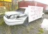 ROBERT DeBERRY/Frontiersman The Alaska Cab company is offering a
$1,000 reward for information leading to the prosecution of the
driver who hit and run this Alaska Cab near the intersection o