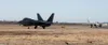 Two F-22 Raptor fighter jets assigned to the 90th Fighter Squadron, 3rd Wing, Joint Base Elmendorf-Richardson, Alaska, taxi in King Salmon, Alaska May 5, 2021 in support of flight operations 