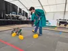 Colony High School student Justin Jones prepares a robot for a demonstration at the Alaska State Fair. Jacob Mann/For the Frontiersman