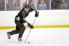 Colony’s Jonathon Boyer moves the puck across the ice during the Knights’ win over the Palmer Moose Tuesday evening at the MTA Events Center in Palmer. Boyer had four goals in the 5-4 win, in