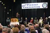 Pioneers of Alaska Grand President James D. Rhodes, of Ketchikan, addresses attendees of the 99th annual Grand Igloo Convention at Raven Hall on Thursday, Sept. 24. Fred Thorsteinson, of June