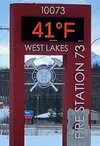 On Tuesday, temperatures were above freezing for many locations including Anchorage and Palmer. As of 9 a.m., it was 41F at the Anchorage Airport. The last time it was 40F in Anchorage was ba