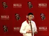 Wasilla High School principal Jason Marvel spoke about rebranding the Wasilla Warriors logo to better depict local culture. Tim Rockey/Frontiersman