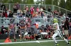 Houston's Hunter Craig reaches up for the catch during a win over Redington. Bruce Eggleston/matsusports.net
