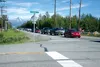 Cars line up at the interaction of Bogard and Seldon Thursday afternoon. The intersections congestion is partly a consequence of improvements to Bogard Road, officials say. BRIAN O'CONNOR/Fro