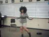 Houston High School senior Danielle Andrew performs an improvised scene during drama class. Holly Brett/For Frontiersman.com