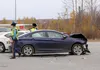 The driver of this Hyundai was taken to Mat-Su Regional suffered minor injuries in a car crash on Wednesday, Oct. 7 at the intersection of the Palmer-Wasilla Highway and the Seward Meridian P
