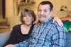 Dennis Chavez sits for a photograph with his wife Maria in their
Wasilla home Thursday morning. Chavez needs a double lung
transplant. (ROBERT DeBERRY/Frontiersman)