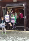 Wasilla Christian Church youths help load the truck with donations for ‘Operation Christmas Child.’ Courtesy Christy Pinkerton
