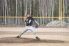 Palmer senior Cameron Christiansen fires off a pitch during Palmer’s win over the Soldotna Stars Friday at Houston High School. ROBERT DeBERRY/Frontiersman.com