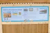 Originally an Eagle Scout project, this kiosk and interpretive
sign at Reflections Lake has been the target of vandals more than
once. In a recent act of vandalism, the sign was shot with a g