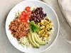 Pecan Meat Taco Bowl photo provided by The Vgn Way.
