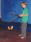 Courtesy photos An off-the-beaten-path way to pass the time
during the winter months, these children learn to juggle. Students
of the craft first begin by juggling handkerchiefs because they
