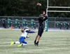 Colony's Jayce Underwood intercepts at Bartlett pass during a win over the Golden Bears. Bruce Eggleston/matsusports.net