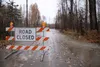 Floodwater poured accross Burrow Street Tuesday afternoon. About an inch of rainfall in 24 hours pushed rivers at times three to four feet over their banks, according to the National Weather 