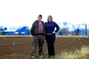 New Matanuska Experiment Farm director Susanna Pearlstein is bringing in lots of new ideas for the facility. She is pictured with Bob VanVelhuizen, a retired UAF researcher. CHRIS FORD/Fronti