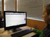 Sixth-grader Coltin Lutz walks a reporter through the workings of code.org, where Wasilla Middle School students find the curriculum for coding and other technological lessons, on Wednesday, 