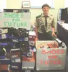 J.J. HARRIER/ Frontiersman Alexander Deedy’s Eagle Scout project
involved collecting donations of new shoes around the Mat-Su Valley
to give to the Foundations of the Future program, designed