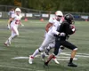 Colony's Jayce Underwood catches a pass during a loss to East Anchorage Sept. 10 at Colony High School. Bruce Eggleston/matsusports.net