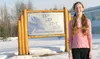 SHARON G. McBRIDE/Frontiersman Angelina Klapperich stands in
front of her school, Palmer Junior Middle School. She recently was
named a top youth volunteer for 2007 by the Prudential Spirit o