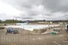 ROBERT DeBERRY/Frontiersman Work continues on the new
Carrs/Safeway store along the Palmer-Wasilla Highway. The new store
will be about 57,000 square feet and have an Oaken Keg liquor
store. 
