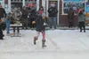 Trina Pastarr made it her second win in as many years in the Talkeetna Bachelor Club’s annual Wilderness Woman contest held Dec. 3 in downtown Talkeetna. After advancing through the first rou