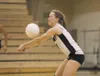 ROBERT DeBERRY/Frontiersman Colony’s Maryann Zmuda keeps the
ball in play during Thursday’s match against the West Valley
Wolfpack at Colony High School. Robert DeBerry