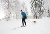 Mat-Su ski club board member Mark Stigar heads down the Pioneer Loop Trail Thursday afternoon in the new Government Peak Recreation Area at Hatcher Pass. The new trail system is accessible of